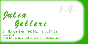 julia gelleri business card